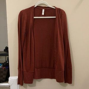 Rust cardigan